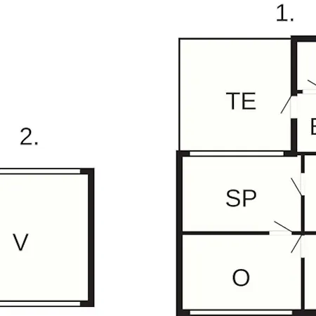 Feriehus 3 Person In